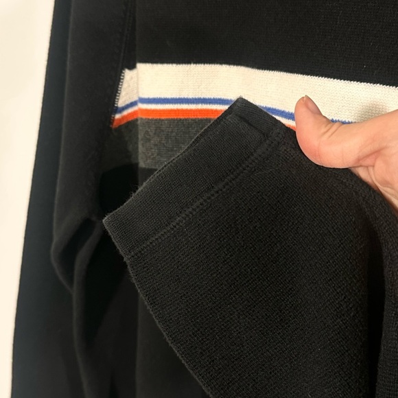 90’s Hong Kong Eddie Bauer Knit Stripe Crewneck – Vintage Soft Thick Cotton (M) - Picture 3 of 6